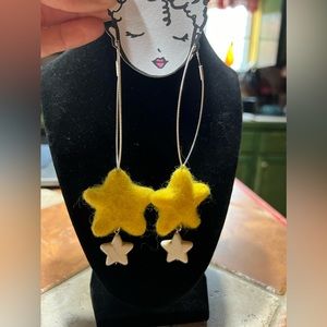 Heather Hansen Designs Pom Pom Star Earrings